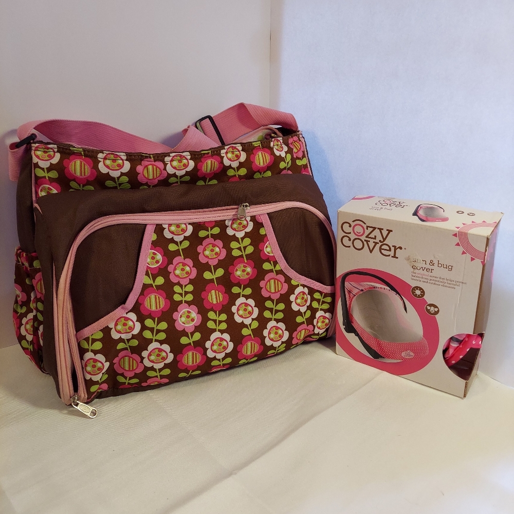 Diaper Bag & car seat carrier cover